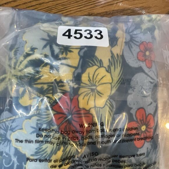 Disney Parks Authentic Shirt Mens Large Tiki Hawaiian Mickey Pluto Surf Floral - Picture 11 of 11